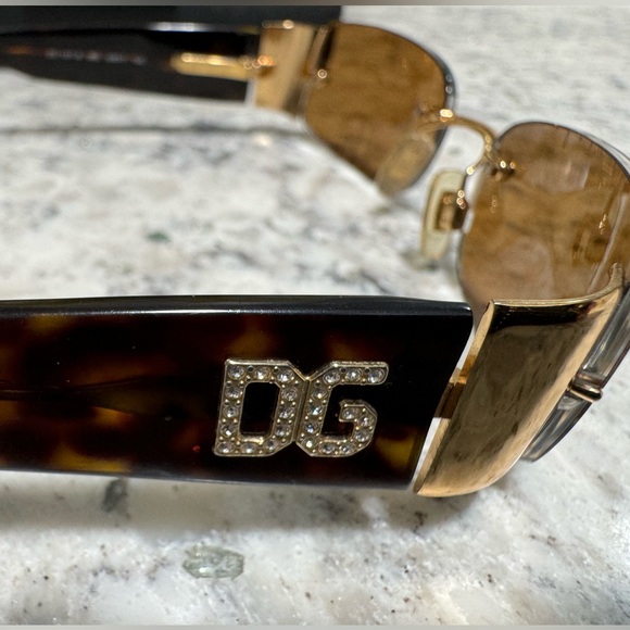 Vintage Dolce & Gabbana Prescription Frames  DG107-B. Tortoise/Brown/Gold 2000’s - Picture 7 of 13